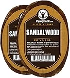 Piping Rock Sandalwood Glycerine Soap 2 Bars x 5 oz (142 g)