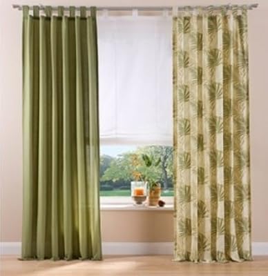 Wohntextilien Live 2x Fertigdeko Vorhang 135x225cm Mit Schlaufen