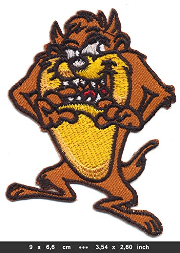 Buy TASMANIAN DEVIL Iron Sew On Cotton Patches Kids TV Comics Cartoons