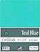 Clear Path Paper - Teal Blue Cardstock - 8.5 x 11 inch - 65Lb Cover - 50 Sheets