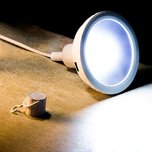 Solar Light Bulb Portable LED Emergency Solar Lights 10W E27 Hanging Tent Light Outdoor Indoor Use 3 Brightness Mode Solar Energy Light for Camping Tent Hooking Garden Camp Chandelier
