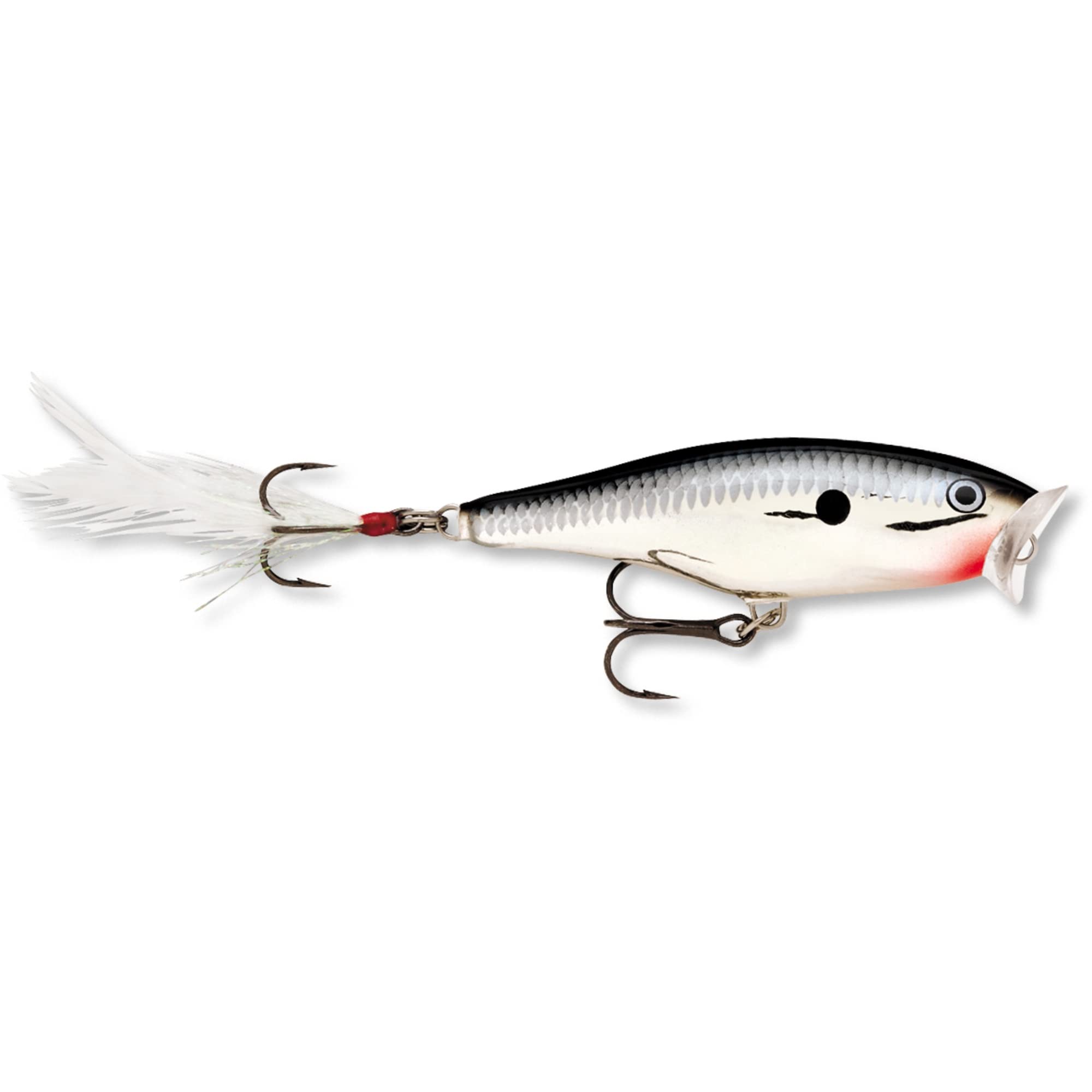 Rapala Skitter Pop 09 Fishing lure, 3.5-Inch, Chrome