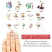Ink Stamp Pads, Finger Ink Pads for Kids 20 Colors, Washable Craft Stamp Pad DIY Color for Rubber Stamps, Paper, Scrapbooking, Wood Fabric, Best DIY Gift for Kids by AODOOR
