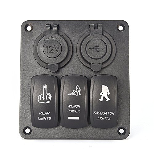 image for DCFlat 3 Gang / 4 Gang / 6 Gang / 8 Gang Circuit LED Car Marine Boat R