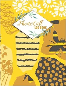 Phone Call Log Book: Phone Message Book | 8.5 x 11