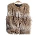 Unisex Baby Soft Faux Fur Vest Warm Sleeveless Jacket