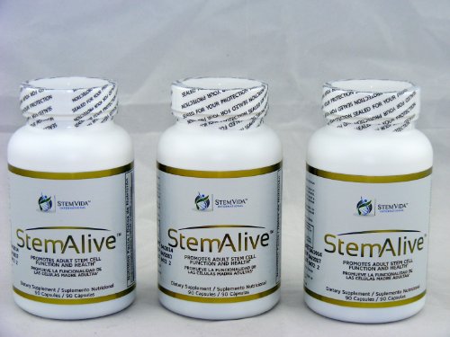 Stemstem Alive Supplements LOT of 3 New & Factory Sealedalive 90 Capsules