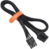 YEZriler (2-Pack) PCIe 8 Pin Male to 8 Pin (6+2) Male PCI Express Power Adapter Sleeved Cable for EVGA Modular Power Supply 2
