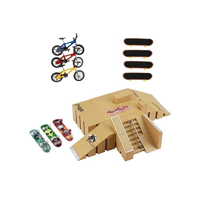 Buy ideallife Skate Park Kit Finger Toys Skate Park Kit Ramp Parts for