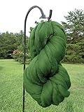 Spruce Green Wool Top Roving Fiber Spinning, Felting Crafts USA (1lb)