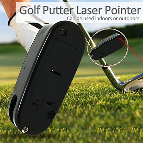 HIKENTURE Black Golf Putter Laser Pointer Putting Training Aim Line Corrector Improve Aid Tool Practice Golf Accessories