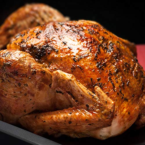 Brightalk Non-Stick Roasting Pan with Rack, 14.7" x 10.75" Carbon Roaster - Thumbnail 2