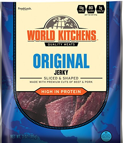 World Kitchens Jerky, Original, 3 Ounce