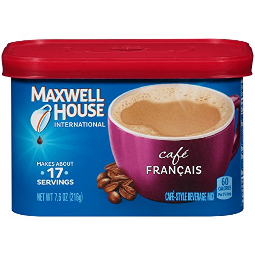 Maxwell house international cafe flavored instant coffee, cafe fr…