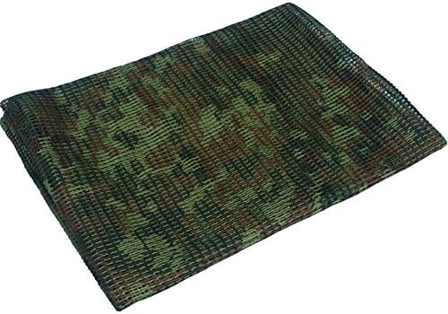 Mesh Scarf Camo Net Scraft for Wargame Sports Outdoor Activities Ghillie Sniper Veil Neckerchief,DW