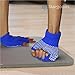 Yoga Gloves Non Slip Fitness Grip, Fingerless Pilates Glove for Training Workout, 4 Pairs and 1 Yoga Strap