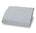 Blue Gray Herringbone Crib Sheet for Boys and Girls - Double Brushed Ultra Microfiber Luxury Crib Sheet Set By Where The Polka Dots Roam. Fits a Standard 52 mattress