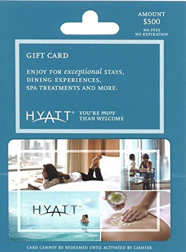 Hyatt $500 Gift Card