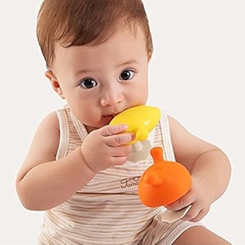 safety 1st featuring mombella mimi mushroom teether