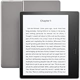 Kindle Oasis E-reader - Graphite, 7" High-Resolution Display (300 ppi), Waterproof, Built-In Audible, 8 GB, Wi-Fi - Includes Special Offers