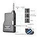 Yooson Wireless Microphone System, Rechargeable Dynamic Cordless Vocal Microphone with 6.35mm Plug Receiver for Karaoke, Party, Wedding, Churching, Stage Performance, Presentation and More.Metal Black