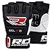 RDX MMA Gloves for Grappling Martial Arts Training, Approved by SMMAF, Genuine Cowhide Leather Sparring Mitts, Good for Kickboxing, Muay Thai, Cage Fighting, Punching Bag & Combat Sports