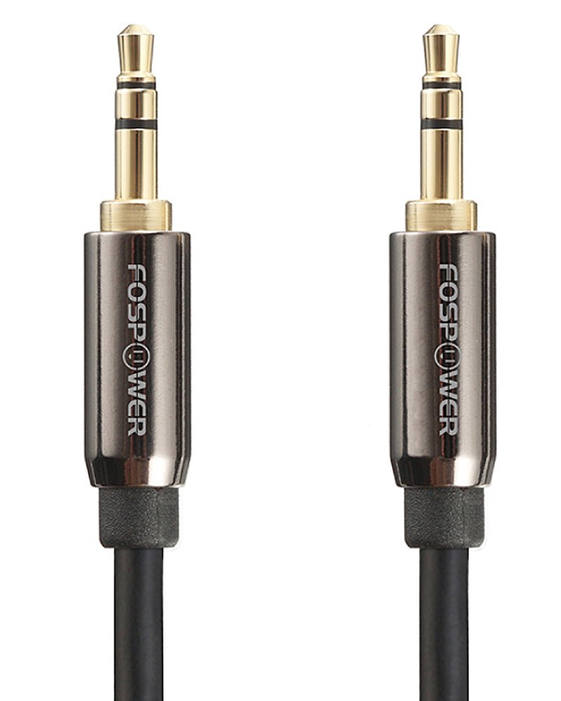 FosPower Aux Cable, 3.5mm to 3.5mm Audio Cable (3.0M/10FT), 24K Gold Plated for Headphones, iPods, iPhones, iPads, MP3 Player, Home/Car Stereos and More