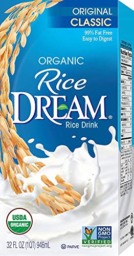 RICE DREAM Classic Original Organic Rice Drink, 32 fl. oz. (Pack of 12) (pack of 24)