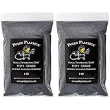 Polly Plastics Rock Tumbler Media Grit Refill, 2 lb Coarse 60 Silicone Carbide Grit, Stage 1 for Tumbling Stones (2 Pack)