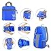 Bago Lightweight Backpack. Water Resistant Collapsible Rucksack for Travel and Sports. Foldable and Packable Daypack for Adults, Men and Women, Teens and Children (DeepBlue)