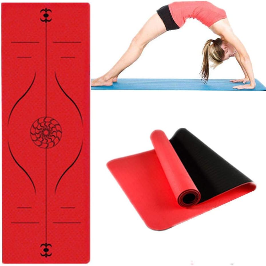 PPING Yoga Mats Thick Non Slip Fitness Mat Exercise Mat Thick Yoga Mats