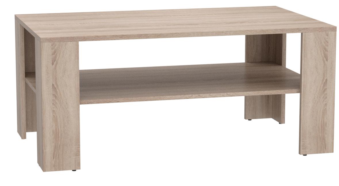 Joker Couchtisch In Sonoma Eiche Optik Geraumiger Sofatisch Mit Ablage Fur Ihren Wohnbereich 100 X 44 X 60 Cm B H T Amazon De Kuche Haushalt Wohnen