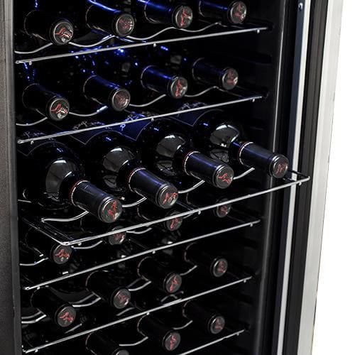 Koldfront TWR282S 28 Bottle Ultra Capacity Thermoelectric Wine Cooler - Platinum