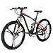 OBK Eurobike E7 Full Suspension Mountain Bike 21 Speed Bicycle 27.5″ Mens Bikes Disc Brakes MTB (Orange)thumb 2