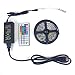 LTROP SMD 5050 RGB 300 LED Light Strip Kit, 16ft 5M Non-waterproof Flexible Strip Lights with Mini 44 Key Controller and 12V 5A Power Supply