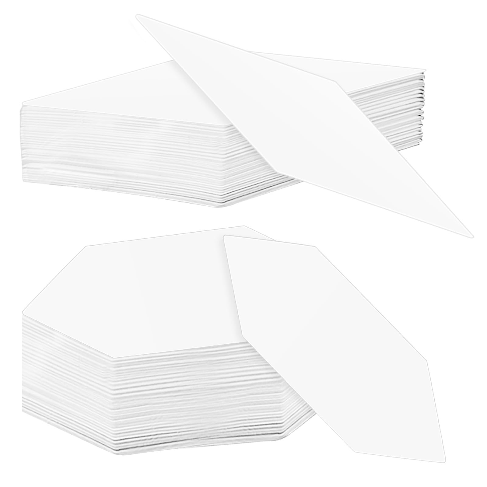 KIPTVO 200PCS Quilting Templates, Patchwork Templates, Count Diamond Paper Piecing for Quilting DIY Craft