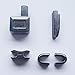 2 Sets Gun Metal #8 Metal Zipper Head Box Sliders Retainer Insertion Pin - Easy Repair Kit (#8)