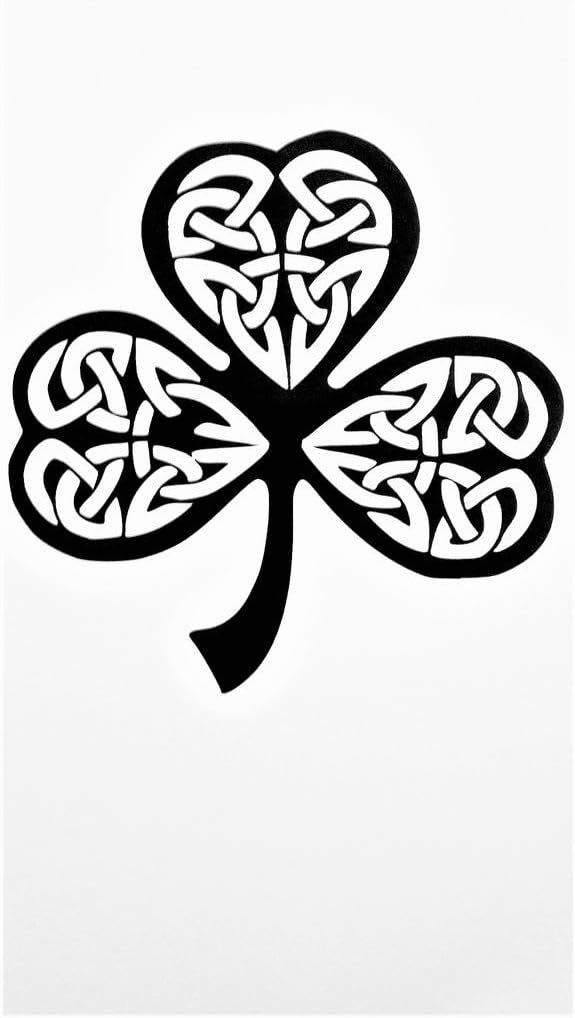 Amazon Com Chase Grace Studio Irish Celtic Knot Shamrock Vinyl