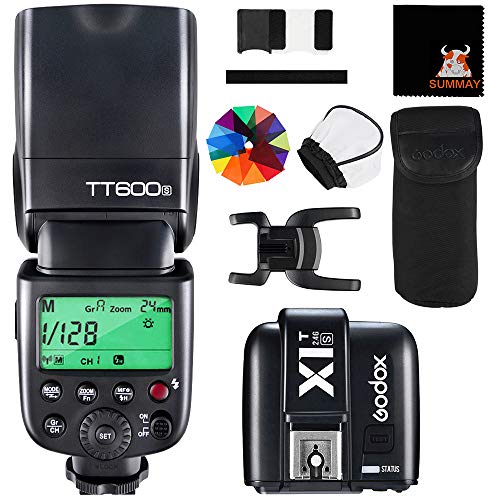 GODOX TT600S Kamera Blitzgerät GN60 Speedlite Blitz TTL Blitz Speedlite mit X1T-S Trigger Auslöser Kompatibel mit Sony…