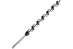 NICAVKIT 3/4 Inch x 12 Inch Long Auger Drill Bit for Wood, Hex Shank Ship Auger Drill Bit for Soft and Hard Wood, Plastic, Drywall and Composite Materials