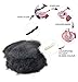 YONNA 1pcs/lot Tight Afro Kinky Bulk Hair 100% Human Hair For Dreadlocks,Twist Braids Natural Balck Colour 1B# Can Be Dyed Weight 1ounce