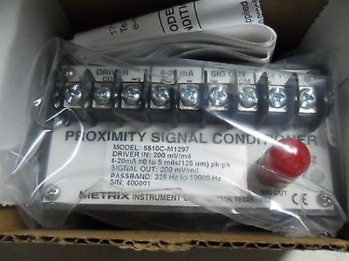 1 New Metrix 5510C-M1297 Proximity Signal Conditioner (Q5-5)