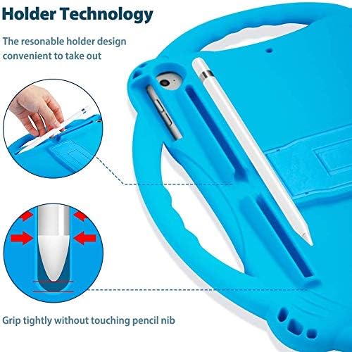 TopEsct Kids Case for iPad 6th/5th Gen, iPad Air/Air 2 & iPad Pro 9.7 inch, Built-in Handle Stand Comes with a Strap - Image 4