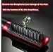 Hair Straightener Brush Fast Detangling Electric Comb, Ceramic Heating Anti-Static Anti-Scald Comb