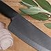 Kyocera Advanced Ceramic Revolution Series 5-1/2-inch Santoku Knife, Black Blade