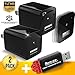 Hidden Spy Camera | 2 Pack | 1080P Full HD |Has Motion Detection | Loop Recording | Flash Transfer Stick | For Protection and Surveillance of Your Home and Office