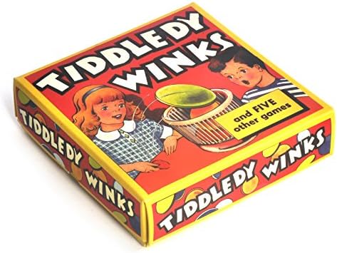 Retro Toys Vintage Tiddledy Winks Game