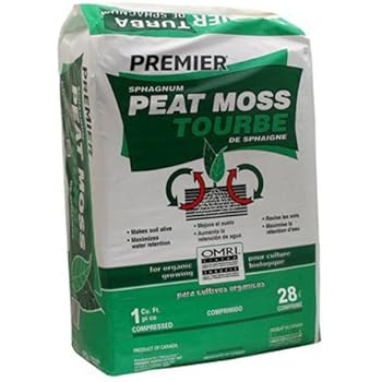 Premier 0280P Pro Moss Horticulture Retail Peat Moss, 1 Cubic Feet