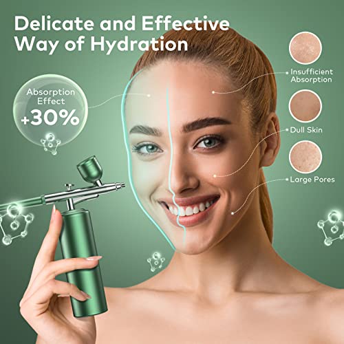 Bvcewilty Oxygen Facial Portable Airbrush, Skin Care Nano Facial