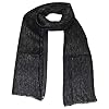 100% Pure Linen Scarf, Striped, Airy, Light, Breathable All Weather Linen Scarf.